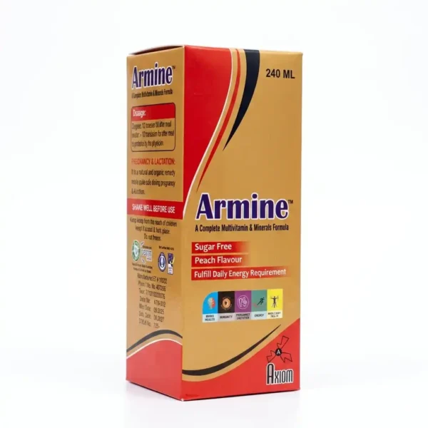Armine™ Syrup Advanced Liquid Micronutrient Support for Daily Performance, Stamina, and Family Wellness