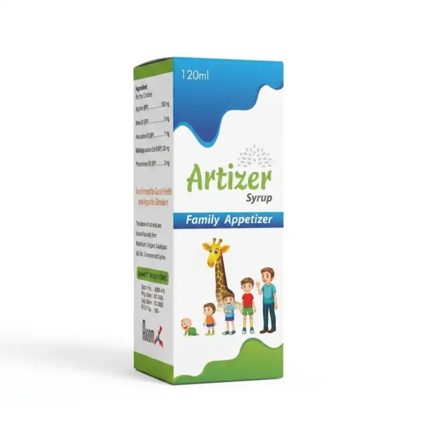 Artizer™ 120ml Syrup – Family Appetizer with Lysine for Growth & Energy Metabolism