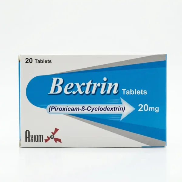 Bextrin™ 20mg Tablets (Piroxicam $beta$ Cyclodextrin) – Fast Acting NSAID for Acute & Chronic Pain Relief