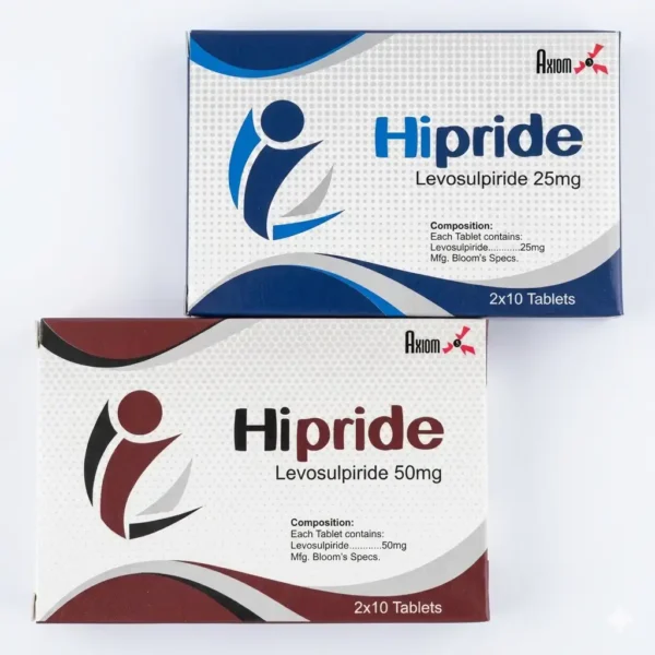 Hipride (Levosulpiride) 25mg & 50mg Tablets – Advanced Care for Gastrointestinal Motility & Psychosomatic Conditions