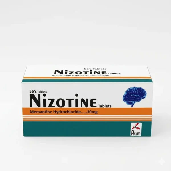 Nizotine (Memantine Hydrochloride) 10mg Tablets Advanced Neuro Protective Care Across the Spectrum of Dementia
