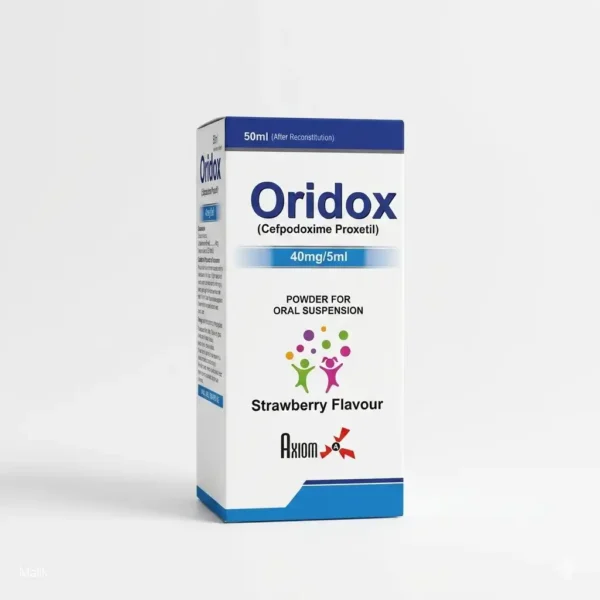 Oridox™ Powder for Oral Suspension (40mg5ml) – High Efficacy Third Generation Cephalosporin Antibiotic