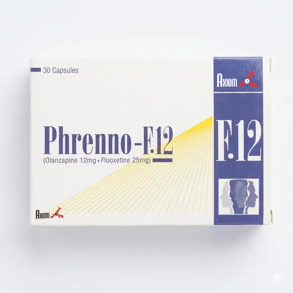 Phrenno F 12 (Olanzapine 12mg + Fluoxetine 25mg) 30 Capsules
