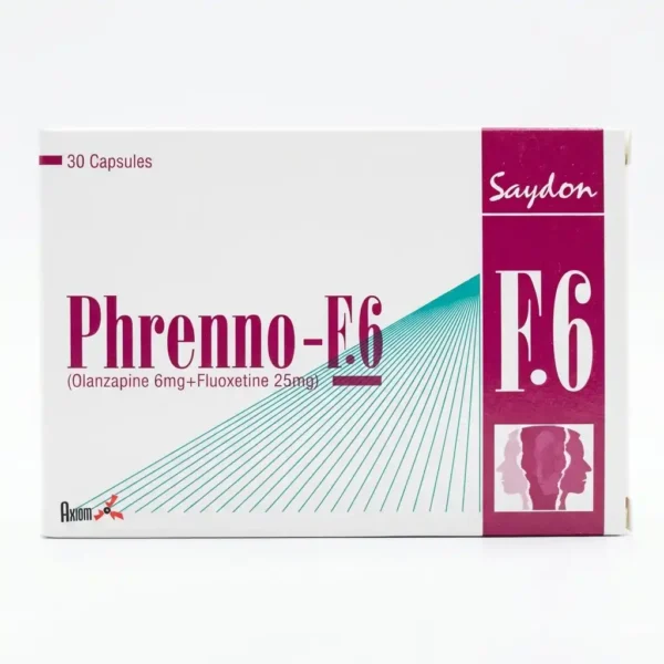Phrenno F 6 (Olanzapine 6mg + Fluoxetine 25mg) Capsules – Synergistic Bipolar Depression Therapy