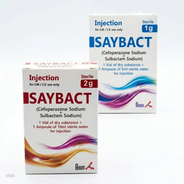 SayBact™ Injectable (1gm, 2gm IMIV) – Advanced Broad Spectrum Cefoperazone & Sulbactam Antibiotic