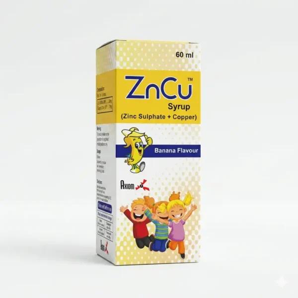 ZnCu™ Syrup – Zinc Sulphate & Copper Mineral Supplement for Immune Support & Digestive Health